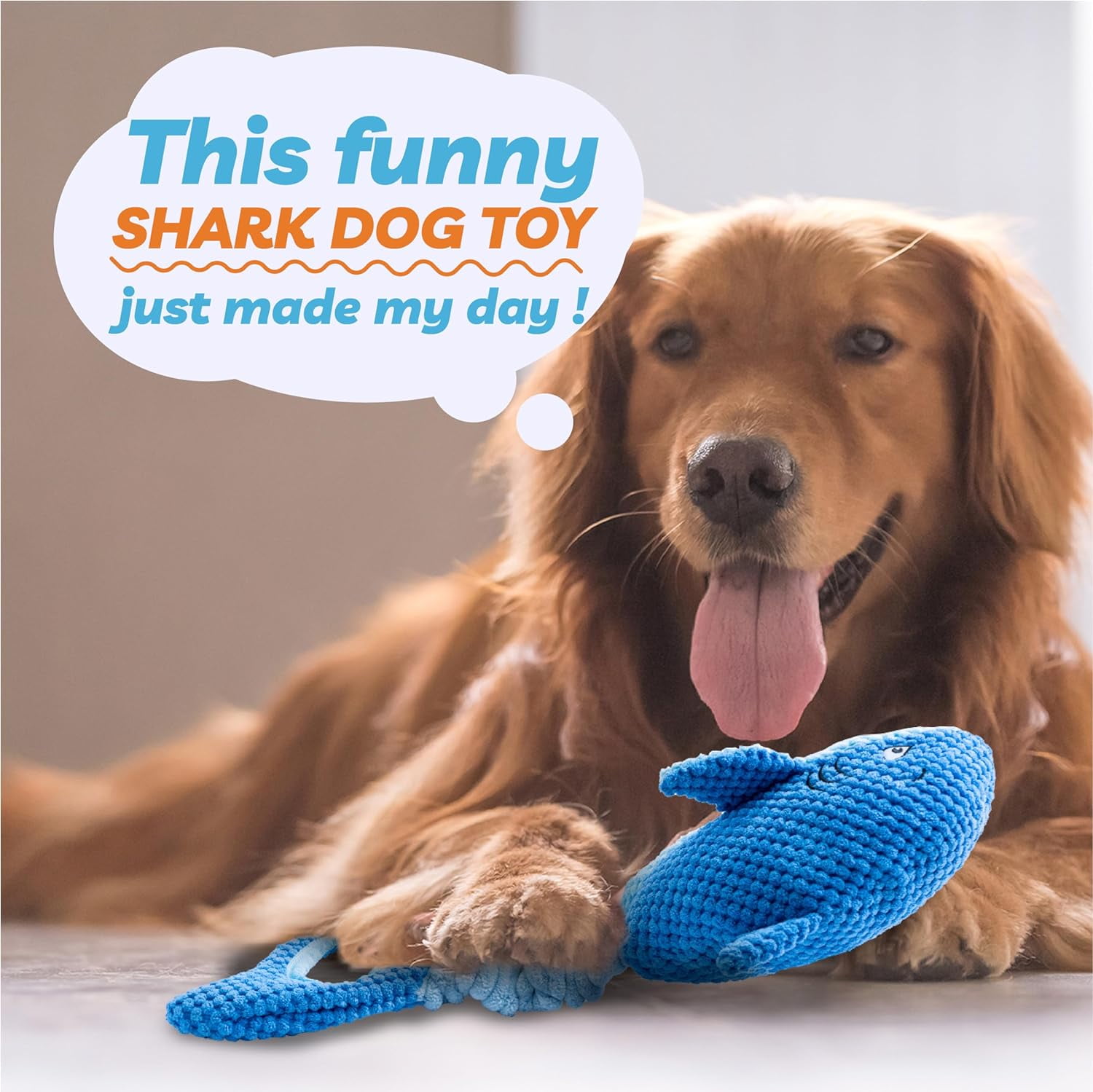 Aerqvix Durable Dog Toys for Small Large Dogs, Dog Chew Toy for Not Aggressive Chewers, Tough Squeaky Interactive Dogs Toys for Puppies Plush Puppy Toys Goose Pet Toy Puppy Chew Toys for Teething