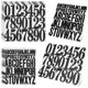 thumbnail image 2 of 8 Sheets Letter And Number Stickers Adhesive Letter Stickers Alphabet Stickers Number Decals, 2 of 3