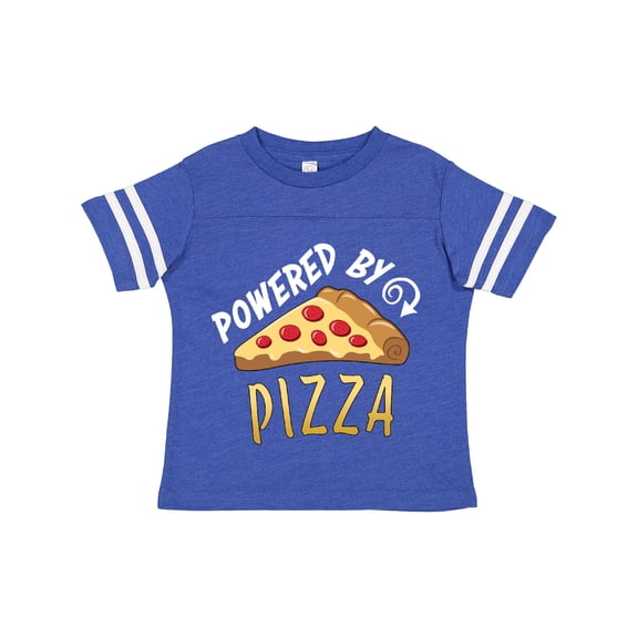 Inktastic Powered by Pizza Boys or Girls Toddler T-Shirt