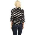 thumbnail image 4 of Women's 3/4 Sleeve Open Front Casual Cardigan Blazer Jacket, 4 of 5