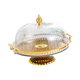 thumbnail image 5 of Soporte para pasteles, bandeja decorativa de cocina con tapa, servidor de exhibición de pasteles con base, A, 5 of 9