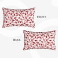 thumbnail image 4 of Kdxio Cotton Pillow Cases 20"x30" Pillowcases,Soft and Breathable Bedroom Pillow Cases-Red Football, 4 of 8