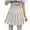 Beige, variant on Mrat Peasant Skirt Fashion Women Pleated A-Line Skirt Solid High Waist Short Skirt Floral Maxi Skirts S-110 Gray XL