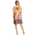 thumbnail image 2 of Sakkas Eliza Women's Cocktail Short Sleeve Floral Print Boho Dress Summer Casual - 637 - One Size, 2 of 5