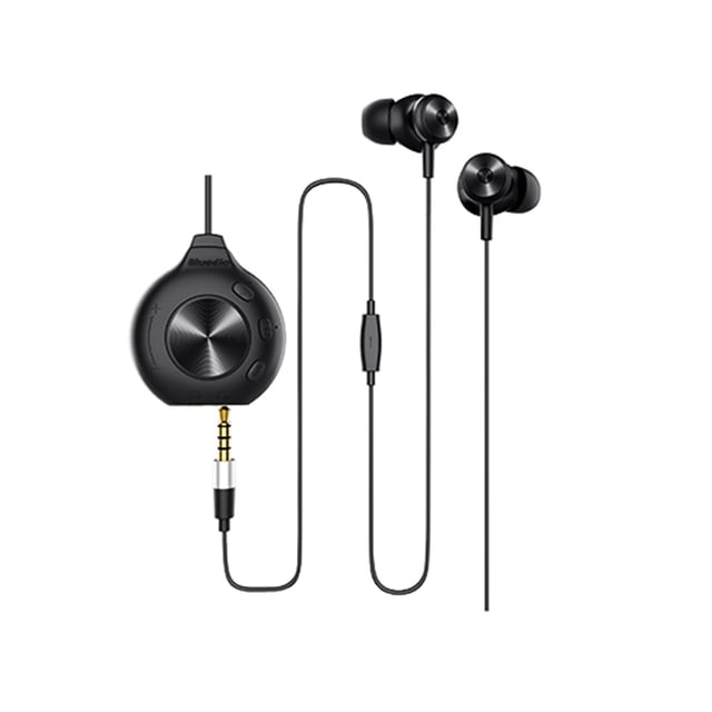 Mistaha Bluedio Li Pro 3.5mm Wired Earphone Noise Isolating Earbuds 7.1 Virtual Sound Card Built-in