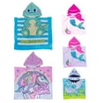 thumbnail image 3 of GYRATEDREAM Kids Hooded Beach Bath Towel, Boys Girls Hooded Bath Towel Wrap Toddlers Pool Towel with Hood Cover-ups for 150*75CM, 3 of 7