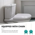 thumbnail image 3 of OULII 2pcs Toilet Flapper Replacement Kit Green Corrosion Resistant for Hotel Managers, 3 of 7