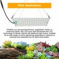 thumbnail image 4 of Full-spectrum Quantum Panel LED Indoor Plant Supplementary Light 3000K 5000K Infrared UV Grow Light for Green Plants, Flowers, and Vegetables with Hanging Chain and Rope, 4 of 8