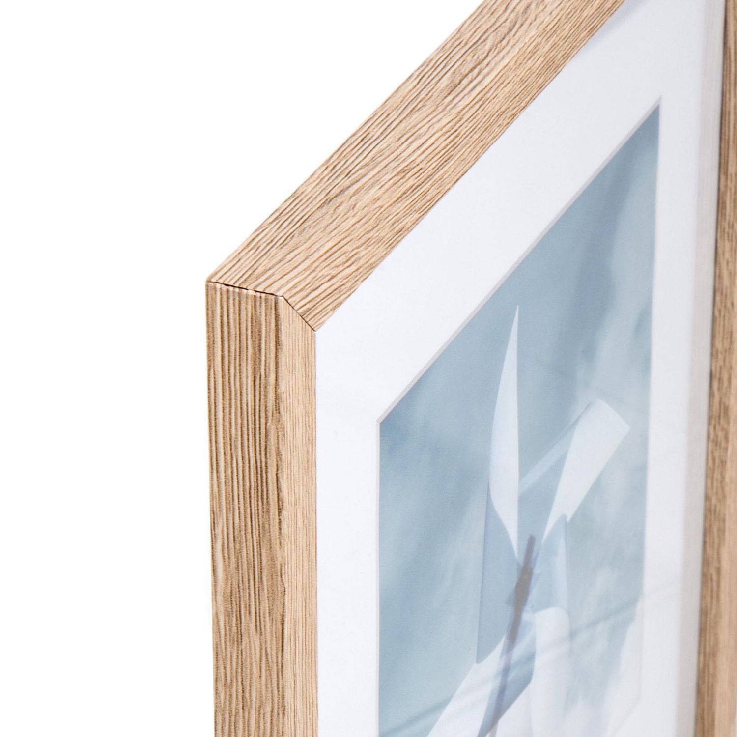 Truu Design Ensemble de 5 cadres magnifiques décoratifs en bois pour galerie murale en bois, 14 x 17 pouces, beige