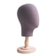 thumbnail image 3 of Cabeza de maniquí portátil jinwen soporte resistente para exhibición de sombreros base de madera, 3 of 8