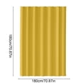 thumbnail image 3 of Lilixerw Solid Color Bathroom And Toilet Partition Curtain Shower Curtain Thickened And Waterproof Available In Six Colors Includes 12 Hooks And 70.87 X 70.87 Inches,Yellow, 3 of 6