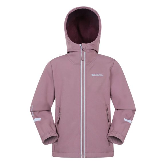 Mountain Warehouse Boys/Girls Huxley Reflective Soft Shell Jacket