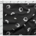 thumbnail image 2 of Soimoi Floral Print,Cotton Poplin, Sewing Fabric Sold by The Yard 42 Inch Wide,Sewing Craft Quilting/Quilt Making Fabric, Black, 2 of 5