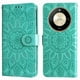 thumbnail image 1 of Funda tipo cartera GANGXUN para Honor Magic 6 Lite , diseño girasol, cuero PU, soporte, cierre magnético, tarjetero, 1 of 5