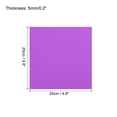 thumbnail image 2 of Unique Bargains EVA Foam Sheets Purple 9.8 Inch x 9.8 Inch 5mm Thick Crafts Foam Sheets 8Pcs, 2 of 5