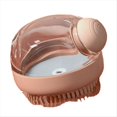 thumbnail image 1 of Cepillo de Ducha para Perros, Cepillo de Limpieza para Baños de Masaje con Dispensador de Champú para Perros y Gatos de Pelo , Rosa, 1 of 6