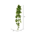 thumbnail image 2 of Vickerman 6' Green Pothos Leaf Hanging Bush - FZ190772, 2 of 2