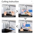 thumbnail image 5 of Children Painting Sink Splash Guard Faucet 14.7x5.4in Drying Mat Drying Mat Absorbent Pad for Bathroom Kitchen 1PCS, 5 of 7