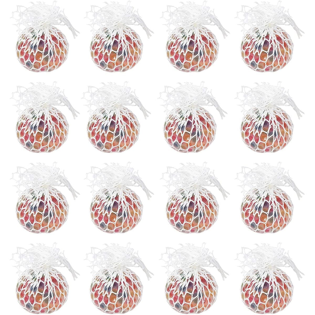 Baby Kids Funny Sensory Ball Rainbow Multicolor Stress Relief Colorful Toy L 
