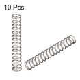 thumbnail image 2 of Unique Bargains Compressed Spring,3mm OD, 0.3mm Wire Size, 2mm Compressed Length, 30mm Free Length,2.6N Load Capacity,Gray,10 pcs, 2 of 4