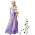 thumbnail image 1 of Disney Frozen Arendelle Elsa Fashion Doll, Olaf Snowman Figure & Ice Bear Accessory - Walmart Exclusive, 1 of 6
