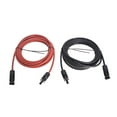 thumbnail image 3 of Findmall 10AWG Gauge 20FT Black + Red 1 Outlet Solar Panel Extension Cord, 3 of 5