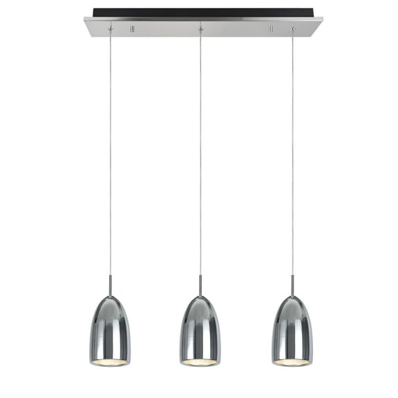 Aspen Creative Corporation 3-Light Kitchen Island Pendant