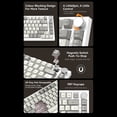 thumbnail image 2 of K85 Magnetic Axis Keyboard with Rotary Button RGB Backlit Keyboard Hot-Swappable Wired Mechanical Keyboard for Laptop Desktop PC, 2 of 9