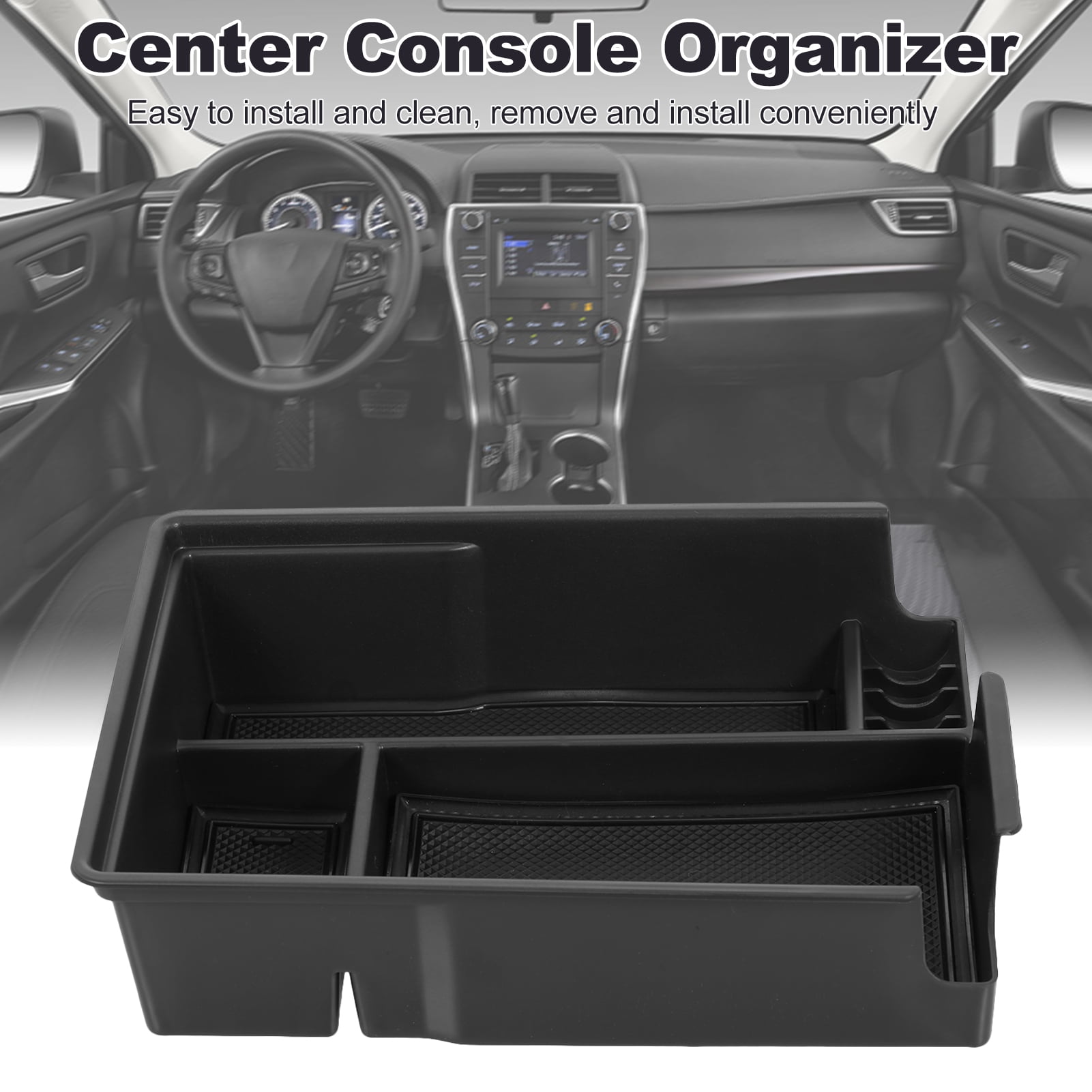 Walmeck Car Center Console Organizer Containers Holder Box Car Armrest Box Storage Replacement for Palisade 2020