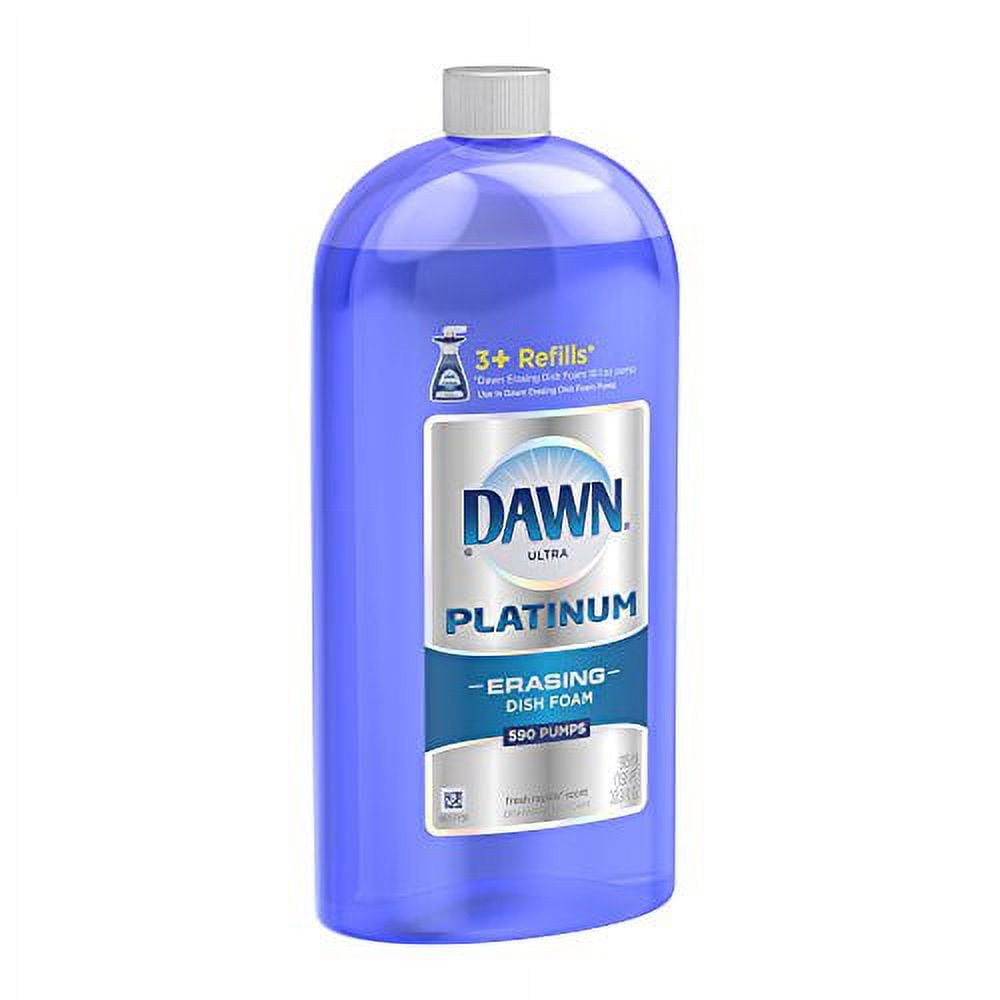 Dawn Platinum Dishwashing Foam Refill, Fresh Rapids, 30.9 Ounce