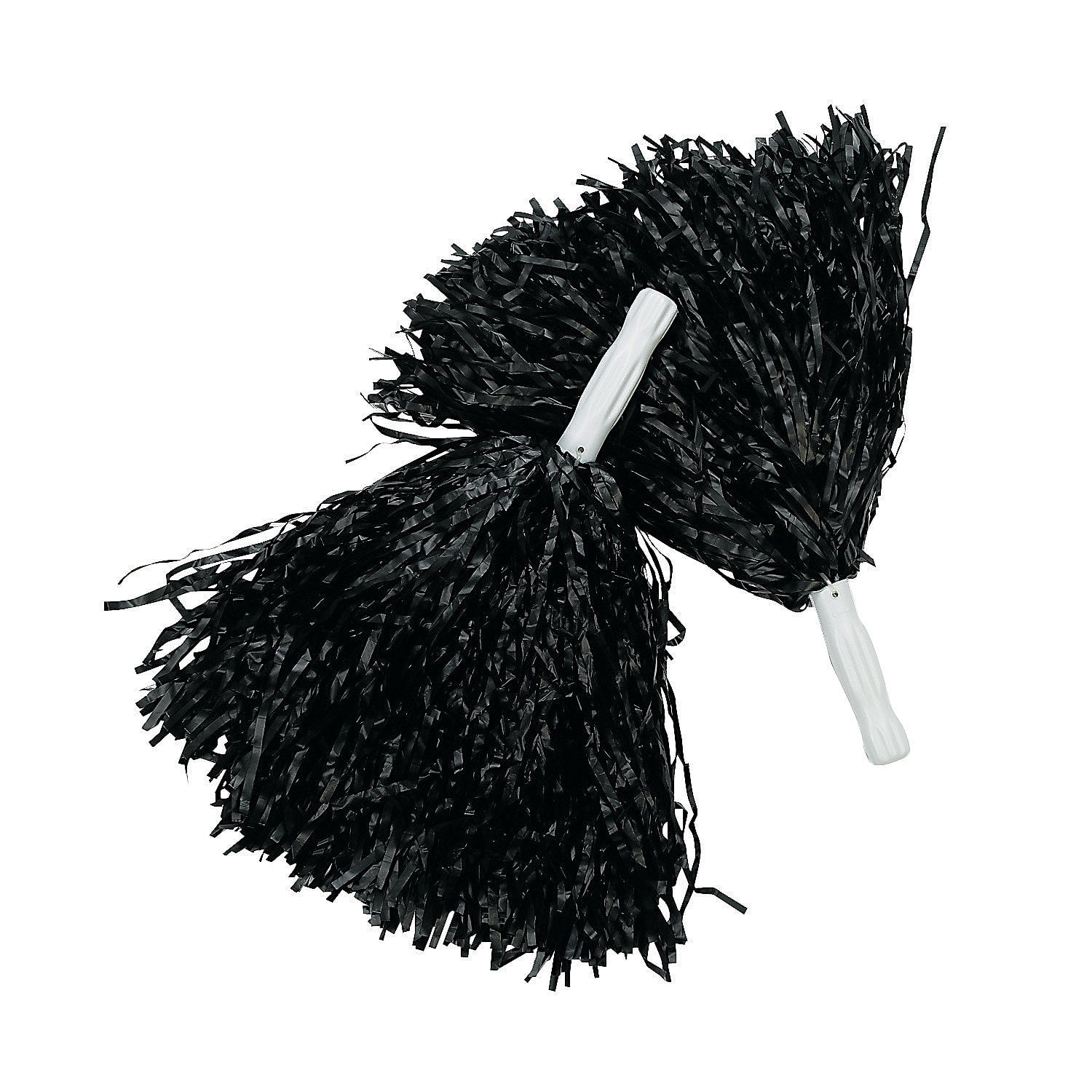 Black PomPoms (12Pc) Party Favors 12 Pieces