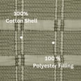 thumbnail image 5 of Mainstays Cloud Matelasse Pillow Sham, Bay Leaf Green, Standard, 5 of 11