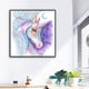 thumbnail image 2 of Pintura de diamante 5d Unicornio colorido Diamante completo Pintura de diamante de bricolaje Decoración de sala de estar Pintura de diamante hecha a mano (30 * 30 CM), 2 of 5