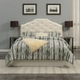thumbnail image 2 of Dawson Pearl Faux Leather Upholstered Queen Headboard, 2 of 5