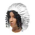 thumbnail image 3 of Gorro de ducha ELEBOX súper jumbo impermeable blanco, 3 of 7