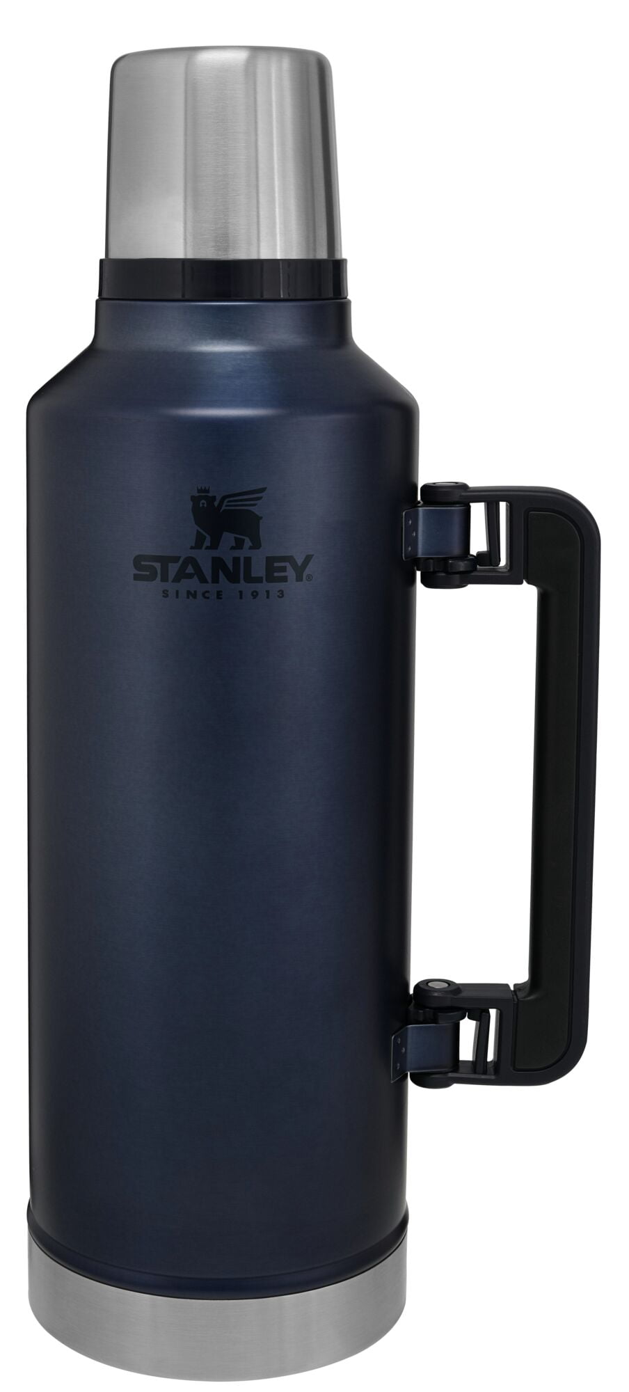STANLEY FLASK STAINLESS STEEL DRINKS VACUUM BOTTLE LITRE THERMOS NIGHTFAL BLUE 