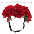 thumbnail image 2 of COMPUKAS Flower Wreath Headband Hair Floral Crown Ornament for Female Festival 1Pcs, 2 of 7