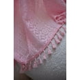 thumbnail image 5 of Lace Hollow Crochet Curtains Boho Sheer Curtain Valance Window Treatment for Kitchen Cafe, Tier with Handmade Tassels Rod Pocket, 5 of 8
