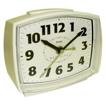 Westclox Electric Powered Analog Alarm Clock