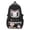 Black, variant on Lightweight Ita Bag, Heavy Duty School Backpack with Transparent Display Partition, Spacious Bag for Women Travel (Blue)