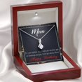 thumbnail image 3 of Happy Birthday Mom Blessings and Joy Eternity Ribbon Stone Necklace w Message Card, 3 of 20