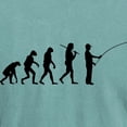 thumbnail image 3 of CafePress - The Evolution Of The Fly Fisherman Men's Comfort C - Mens Comfort Colors Shirt, 3 of 5