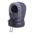 thumbnail image 3 of Gorro de invierno cálido y grueso 3 en 1 para mujer y hombre, ideal para esquiar, andar en bicicleta, hacer senderismo y hacer snowboard. Gris oscuro, 3 of 9