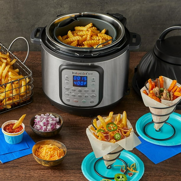 [希少] インスタントポット Duo Crisp + エアフライヤー Instant Pot 8Qt Duo Crisp 11-in-1 Pressure Cooker Air Fryer