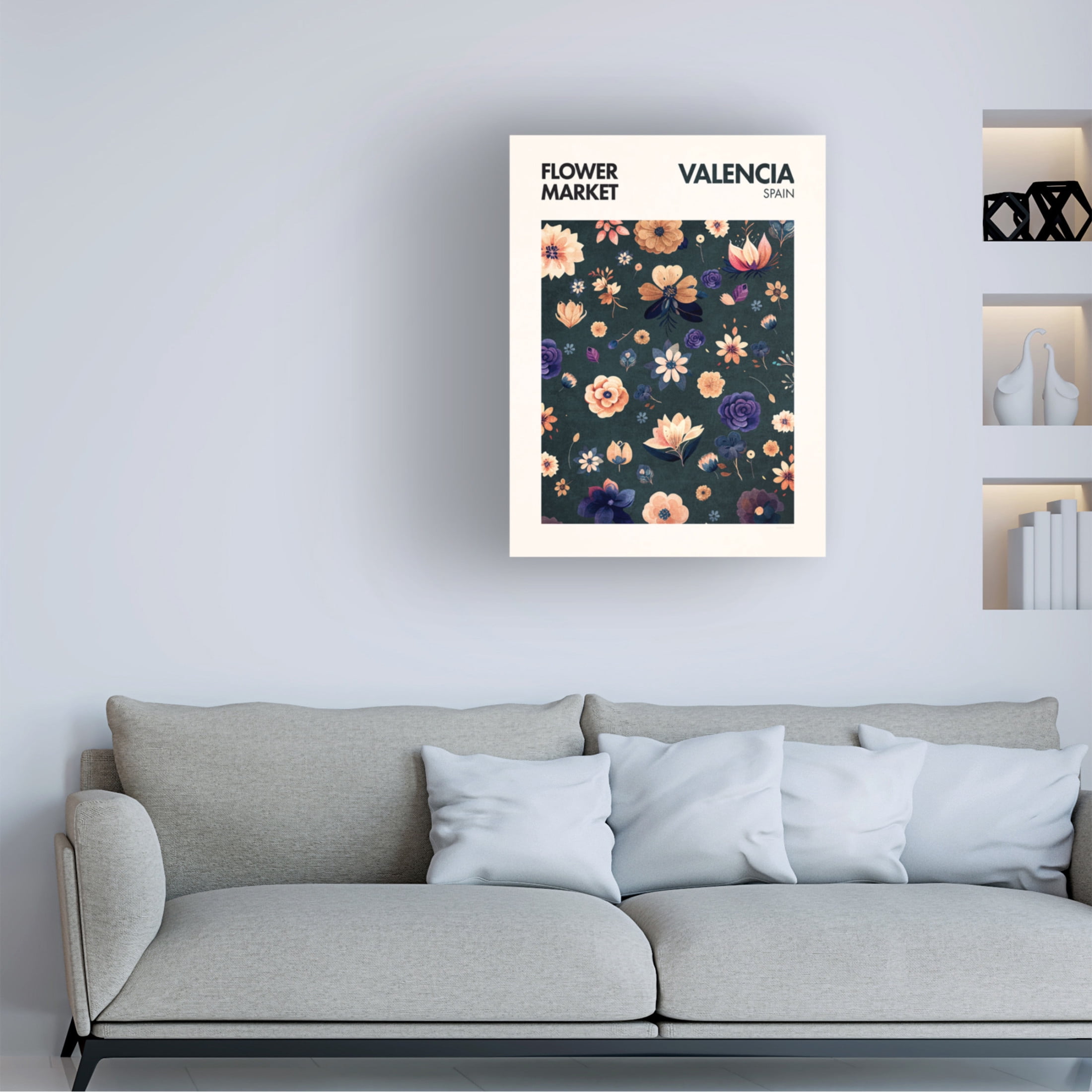 Trademark Fine Art Emel Tunaboylu Rectangle 4 Canvas Wall Art