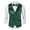 Green, variant on Mens Vests Casual Men's Autumn Winter Beaded Plaid Vest Jacket Versatile formal Casual Wear Adjustable Fit Lightweight Layering Piece Size:S
