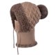 thumbnail image 4 of 3 In 1 Knitted Hat For Women With Scarf And Mask Fall Winter Warm Knitted Ski Scarf And Mask, 4 of 6