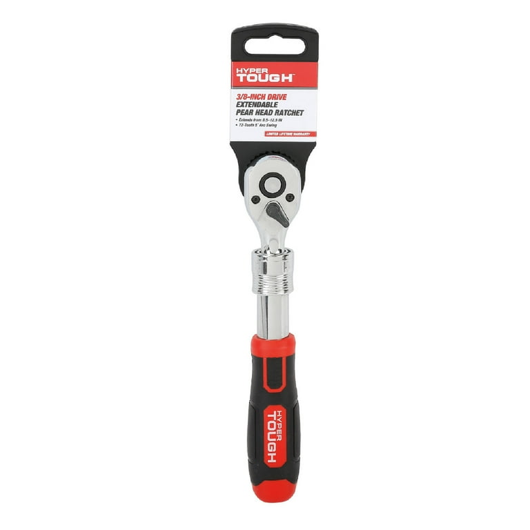 Hyper Tough 3/8-in Drive 72-tooth Extendable Pear Head Ratchet
