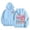 Light Blue, variant on Hoodies for Women Ladies Sweatshirts Small Hoodies for Women Plain Womens Zipper Front Hoodie Oversized Hoodie Sweatshirt plus Shirt Jacket Ladies Pullover Sweaters Purple 2XL