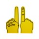 thumbnail image 1 of Minnieouse Guante de porristas de EVA, repuesto colorido para hombre y mujer, guantes de animadora flexibles para eventos deportivos, juegos de fiesta y Disfraces de disfraces amarillo negro Minnieouse AP012797-08, 1 of 6